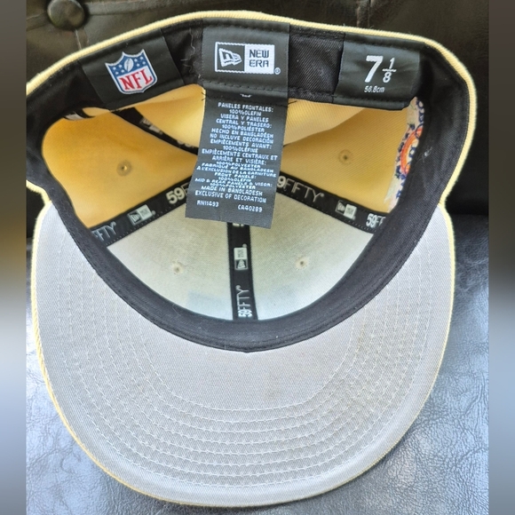 New Era Raiders Tan 59FIFTY Cap - Picture 6 of 6